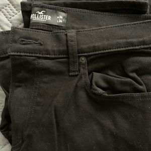 Black ripped jeans regular fit